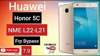 Huawei Honor 5C NME L22-L21 7.0 Version Frp Google Account Bypass