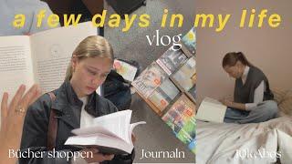 A few days in my life  Bücher shoppen Journaln & 10k Abonnenten Special  Vlog