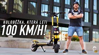 ️ Extrémní koloběžka letí přes 100 kmh Elektrická Kaabo Wolf King GT Pro 2022  WRTECH 4K