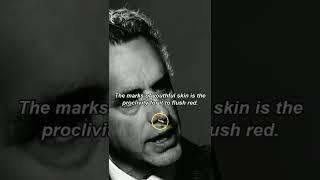 YOUTHFUL SKIN is the PROCLIVITY for it to FLUSH RED - Jordan Peterson #shorts