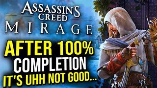 I 100% Completed Assassins Creed Mirage and Its Disappointing...