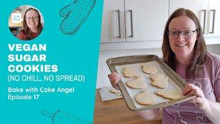 How to make Vegan sugar cookies  No chill easy to make recipe  Dairy free Gluten Free Option