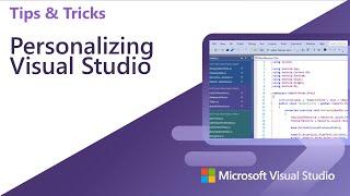 Personalizing Visual Studio 2022