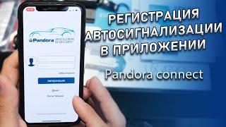 Регистрация сигнализации Pandora в приложении. Карта владельца.