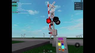 Basic train crossing 2 years playing with jax roblox