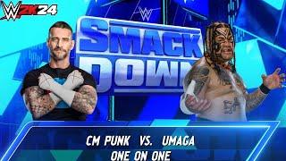 Full Match - CM Punk vs Umaga SmackDownWWE 2K24