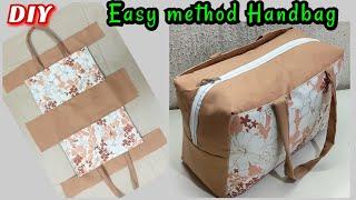 हैंडबैग बनाने का आसान तरीका ll how to make easy method handbag at home