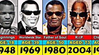 Ray Charles Transformation From 0 to 73 Year Old