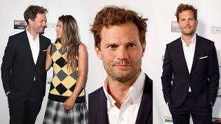 NEW JAMIE DORNAN at the green carpet of the Oscar Wilde Awards in LOS ANGELES 