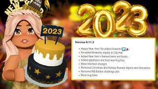 ⭐*NEW YEARS*⭐ 2023 UPDATE on Bloxburg