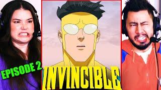 First Time Watching INVINCIBLE  1X2 Here Goes Nothing  Reaction