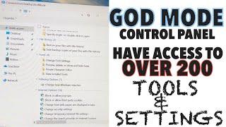 How to Enable God Mode Control Panel in Windows 11 or 10