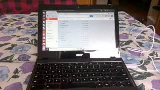 Ubuntu on Acer C720 Chromebook