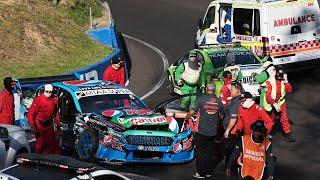 Behind the scenes of Mosterts horrrifying crash at 2015 Bathurst 1000  Supercars Life Series