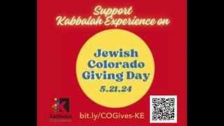 Support Kabbalah Experience on Jewish Colorado Giving Day