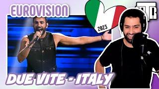 Italy Eurovision 2023 - Music Teacher analyses Due Vite by Marco Mengoni Reaction