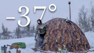 FULL YEAR EXTREME BEAR TENT CAMPING. FREEZING SNOW and SCAT