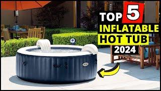 5 Best Portable 4 to 6 Person Inflatable Hot Tub 2024  Cheap Square & Round Hot Tub with Hydro Jets