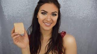 Using Memory Foam Makeup Sponge   First Impression & Review StansOut Beauty Sponge