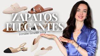 10 ZAPATOS ELEGANTES PARA VERANO  Susana Arcocha 2024