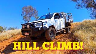 Hilux hill climb - Alice Springs