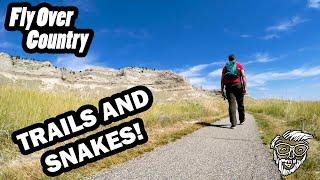 NEBRASKA Chimney Rock AND dodging rattlesnakes at SCOTTS BLUFF  Weird Wild Western Nebraska 1