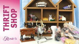 Thrift Shop Hop Toy Sale Haul - Doll House Sven the Reindeer Sewing Machine