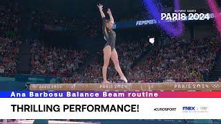 Ana Barbosu SENSATIONAL Balance Beam routine    Paris 2024 Olympics  #Paris2024