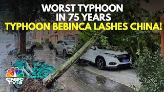 Typhoon Bebinca Chinas Strongest Storm in 70 Years Hits Shanghai  400000 Evacuated  N18