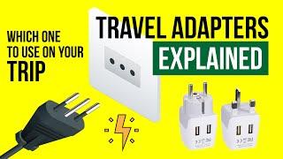 TRAVEL ADAPTERS and Power PLUGS explained  World Travel Tips