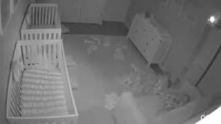 Twin Toddlers Escape  Climb out of their crib at night