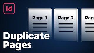 How to Duplicate Pages in InDesign