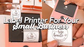 LABEL PRINTER FOR YOUR SMALL BUSINESS  Phomemo Thermal Label Printer Life of an entrepreneur vlog