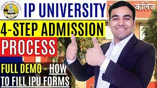 Demo How To Fill IP University 2022 Forms  Complete Demo Video