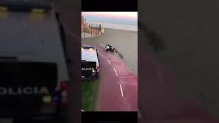 Persecución policial en Fuengirola