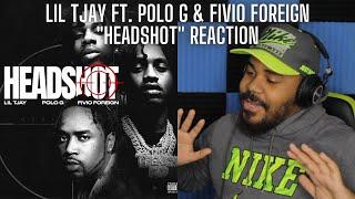 Lil Tjay - Headshot feat. Polo G & Fivio Foreign Official Audio REACTION