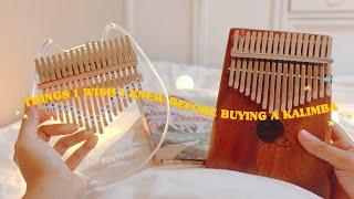  THINGS I WISH I KNEW BEFORE BUYING A KALIMBA  Kalimba Vlog 