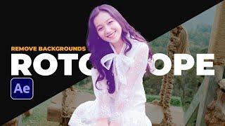 How to Rotoscope And Replace Video Backgrounds in After Effects  Tutorial