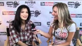 Style Seen Daily On The Scene  Vampire Diaries Kelly Hu Talks With Crystal Fambrini