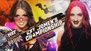 NXT Halloween Havoc 2022 Match Card HD