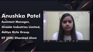 Anushka Patel-  Assistant Manager Grasim Industries Ltd Aditya Birla Group  Inside Kampus