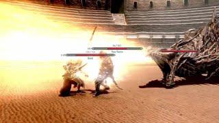 Skyrim Battles - Miraak Harkon & Alduin vs. The Ebony Warrior and Karstaag