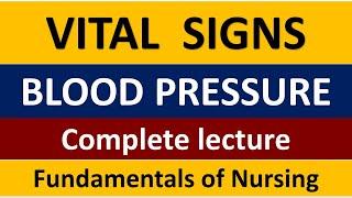 Assessment of Blood Pressure  Vital Signs  Fundamentals of Nursing  chapter5 par 4  BSN Pakistan