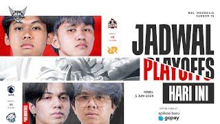 PLAYOFFS MPL ID S13  Hari ke 1