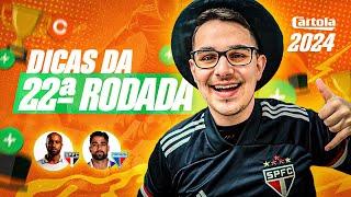 DICAS #22 RODADA  CARTOLA FC 2024  SÃO PAULO PRA MITAR??