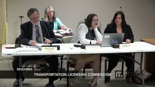 022323 Transportation Licensing Commission