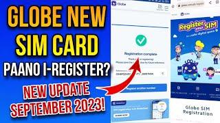 PAANO MAG REGISTER NG SIM CARD GLOBE NEW UPDATE 2024 HOW TO REGISTER NEW SIM CARD  2024