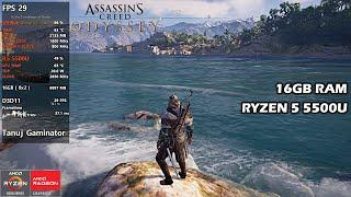 Assassins Creed Odyssey - RYZEN 5 5500U - 16GB RAM - VEGA 7 - Benchmark
