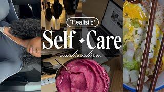 SELF CARE VLOG ️  realistic relaxing reset routine