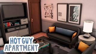 Hot Guy Apartment  The Sims 4 Apartment Renovation Speed Build